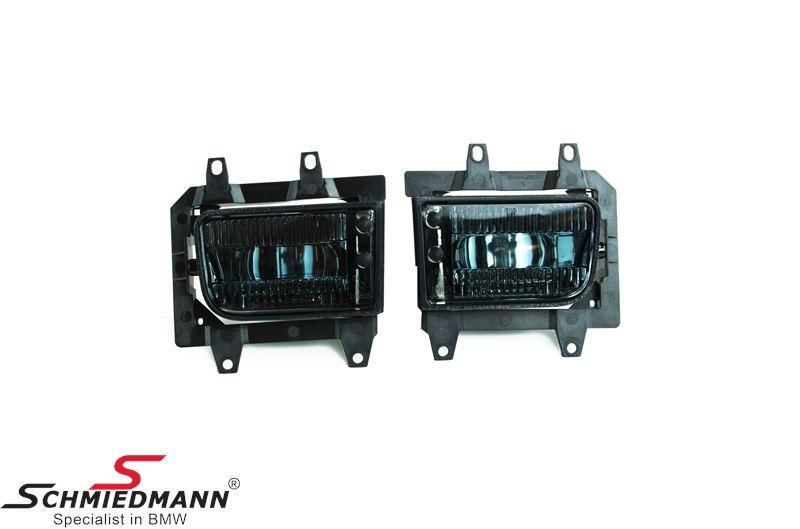 Clear fog lights with glass lens for late model (1988-1993) — view 1