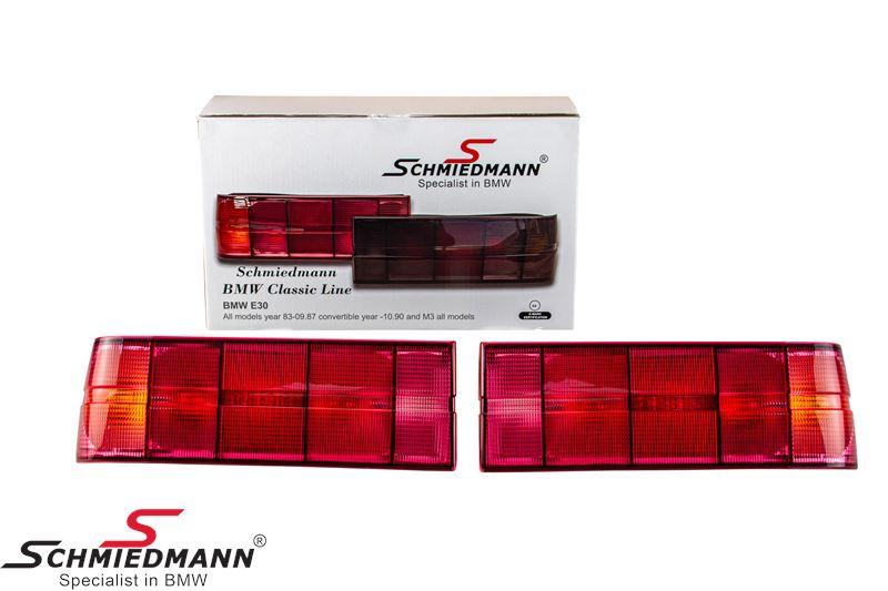 Startec-style red tail lights for early model (up to 08/1988, or 08/1990 for convertibles) — view 1