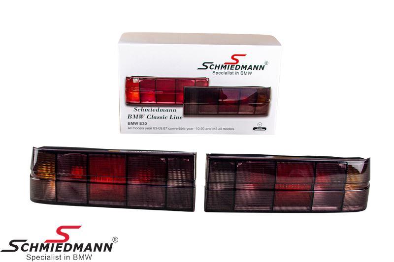 Startec-style smoked tail lights for early model (up to 08/1988, or 08/1990 for convertibles)