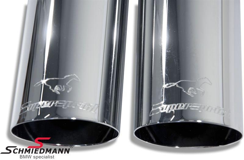 Supersprint M20 muffler with oval tip — view 1