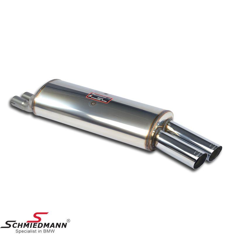 Supersprint M20 muffler with round tip — view 1