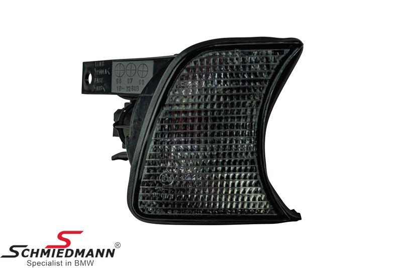 Black front turn signals