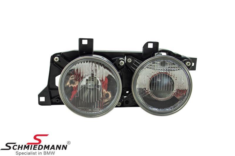 Depo clear Euro smiley headlights