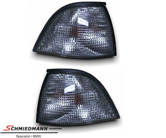 Grey front turn signals for sedan and touring models