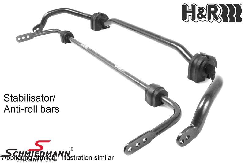 H&R sway bar kit 22mm front/18mm rear