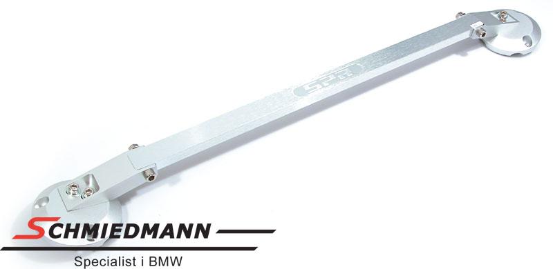 Polished aluminium strut bar for all 6-cylinder models — view 1
