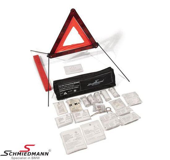 1st aid kit and warning triangle